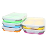 Silicone Collapsible Portable Lunch Box | AbrandZ Corporate Gifts