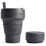 Eco-friendly Collapsible Cup with Straw | AbrandZ Corporate Gifts