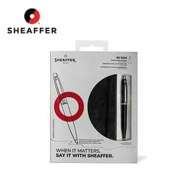 Sheaffer® Ballpoint Pen and Medium Notebook Black Hangsell Giftset Corporate Gifts Singapore