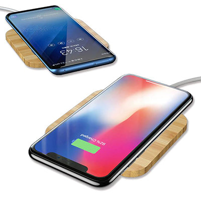 Slim Wood Portable Qi Wireless Charger Executive Corporate Gifts Singapore