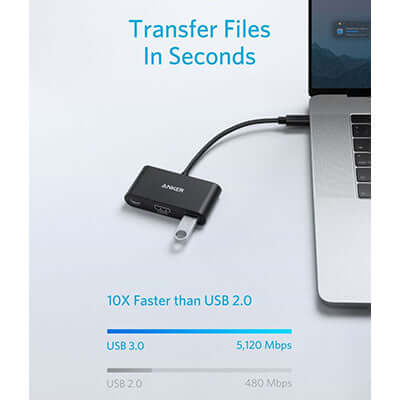 Anker PowerExpand 3-In-1 USB C Hub with 4K HDMI Executive Gifts Singapore