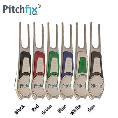 Pitchfix Tour Edition Golf Divot Tool with Ball Marker Executive Corporate Gifts Singapore