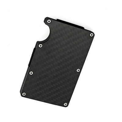 Carbon Fiber RFID Case with Money Clip Executive Corporate Gifts Singapore