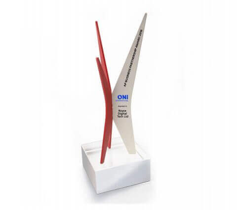Star on Square Crystal Base Executive Gifts Singapore