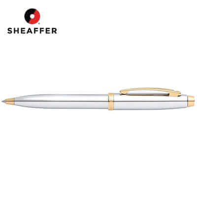 Sheaffer® 100 Chrome with Gold Trims Ballpoint Pen Corporate Gifts Singapore