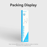 Vention Laptop Stand White packaging display for a stylish and portable laptop accessory.