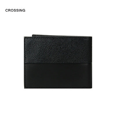 Crossing Infinite Slim Leather Wallet With Coin Pocket [5 Card Slots] RFID Executive Gifts Singapore