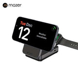 Mazer MagFold Trio Qi2 Certified 15W Foldable 3-in-1 Wireless Charger Executive Corporate Gifts Singapore
