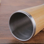 Bamboo Stainless Steel Coffee Mug with Leak-Proof Cover | AbrandZ Corporate Gifts