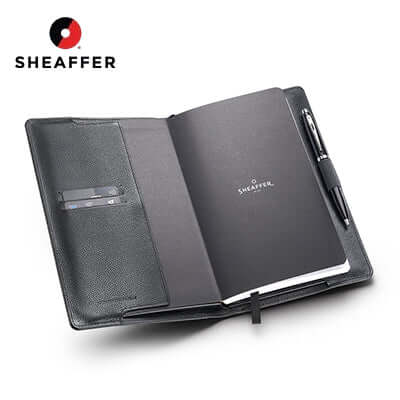 Sheaffer Gift Set 100 Ballpoint Pen with Leather Notebook Jacket Corporate Gift Singapore