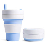 Eco-friendly Collapsible Cup with Straw | AbrandZ Corporate Gifts