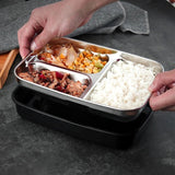 Stainless Steel Lunch Box with Compartments | AbrandZ Corporate Gifts