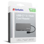 Verbatim USB-C 3.1 Hub & Card Reader 65679