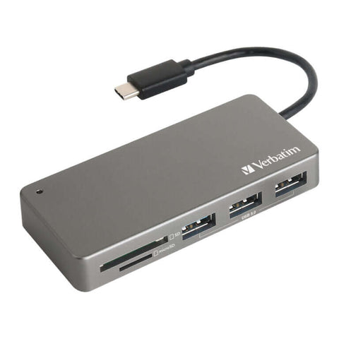 Verbatim USB-C 3.1 Hub & Card Reader 65679