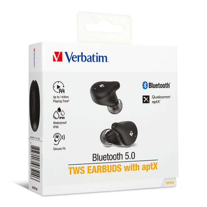 Verbatim Bluetooth 5.0 TWS Earbuds with aptX Executive Corporate Gifts Singapore