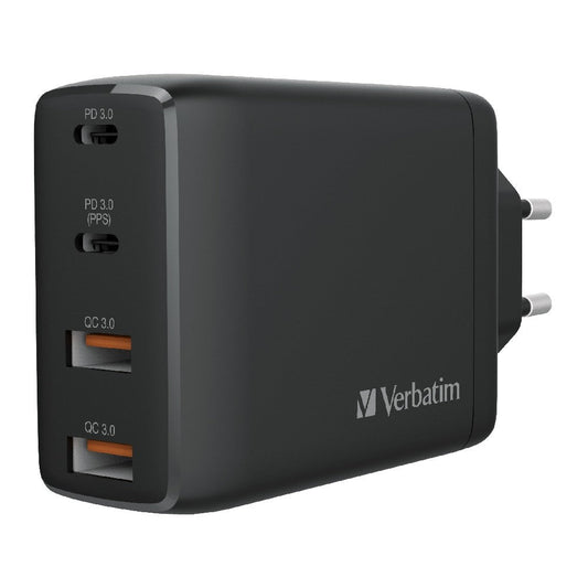 Verbatim 4 Port 100W PD 3.0 & QC 3.0 GaN USB Charger Executive Gifts Singapore