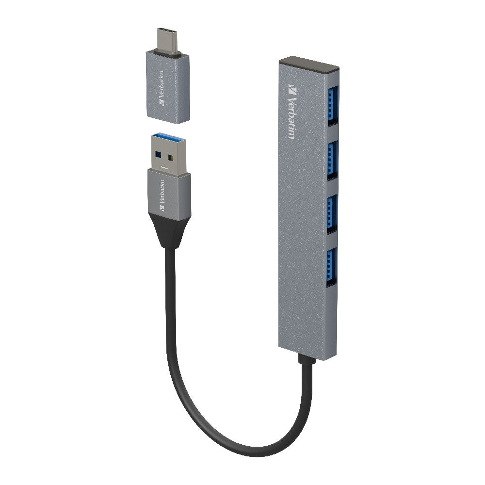 Verbatim 4-in-1 USB Hub with Type C Adaptor Executive Corporate Gifts Singapore
