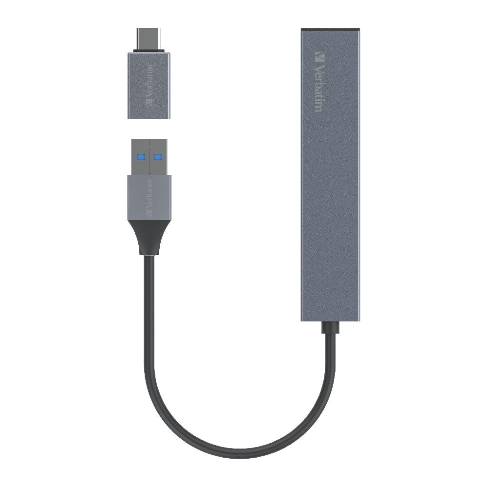 Verbatim 4-in-1 USB Hub with Type C Adaptor Executive Corporate Gifts Singapore