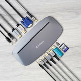 Verbatim 13-in-1 Type C Docking Station with AC Adaptor 100W Executive Gifts Singapore