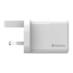 Verbatim 2 Port 20W PD & QC 3.0 USB Charger