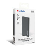 Verbatim 10000mAh 20W PD & QC 3.0 Power Pack