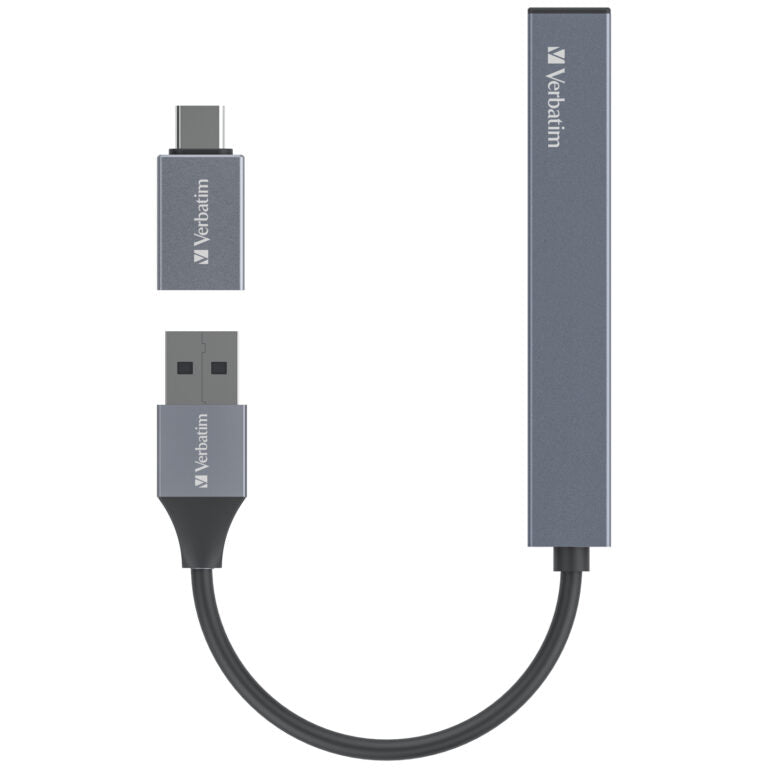 Verbatim 4-in-1 USB Hub with Type C Adaptor 66753 Executive Corporate Gifts Singapore