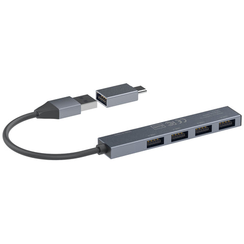 Verbatim 4-in-1 USB Hub with Type C Adaptor 66753