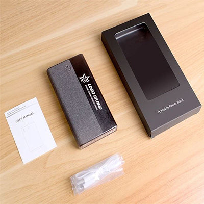 Fabric Design 10000mAh Wireless Power Bank Executive Corporate Gifts Singapore