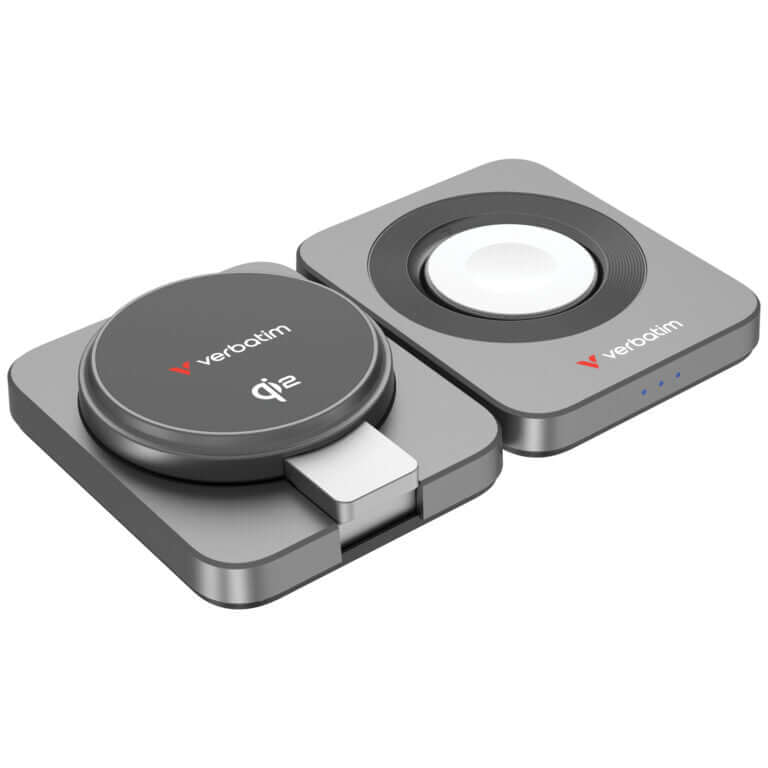 Verbatim 3-in-1 Qi2 Wireless Charger (WCDQi201) Executive Gifts Singapore