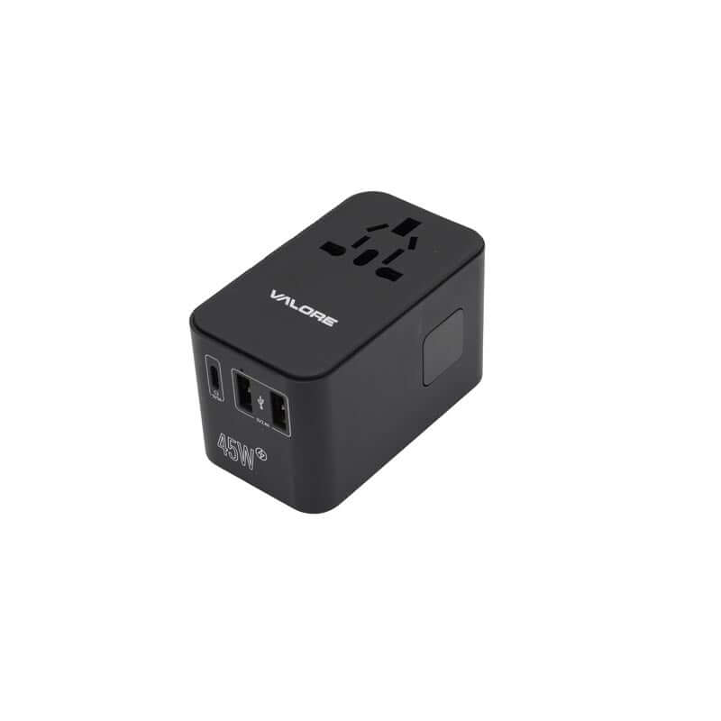 Valore PD45W Universal Travel Adaptor with Retractable Cable (UTA-001) Executive Corporate Gifts Singapore