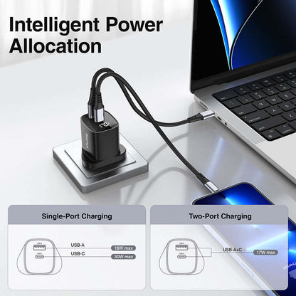 Valore PD30W GaN Wall Charger with Digital Display (PA-001) Executive Gifts Singapore