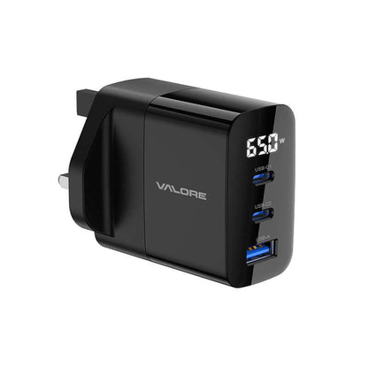 Valore PD65W GaN Wall Charger with Digital Display (PA-002) Executive Gifts Singapore