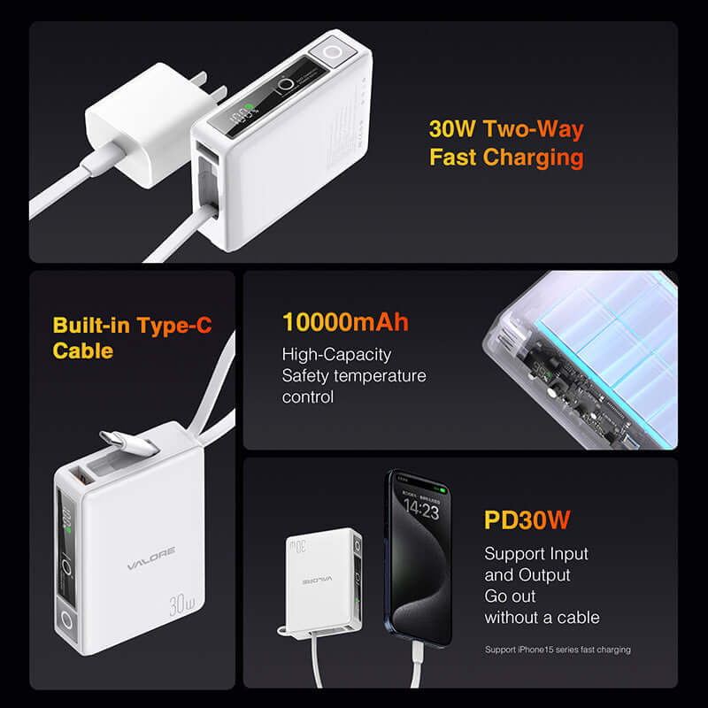 Valore PD30W 10000mAh Power Bank (PD34) Executive Corporate Gifts Singapore