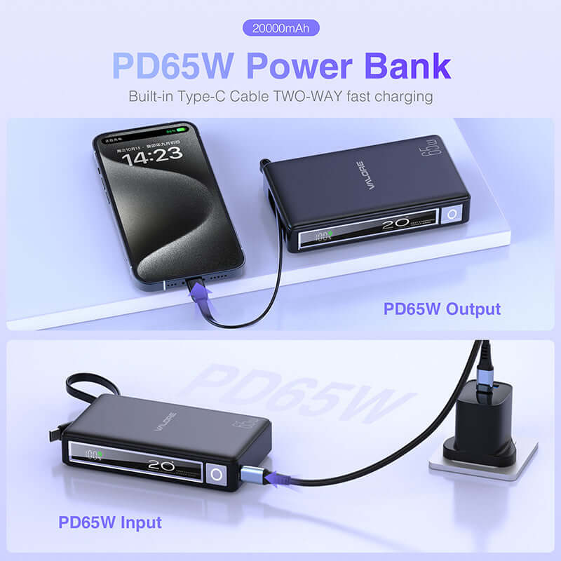 Valore PD65W 20000mAh Power Bank (PD35) Executive Corporate Gifts Singapore
