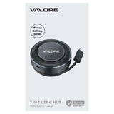 Valore 7-in-1 USB-C Hub with Built-in Cable (MH-005)