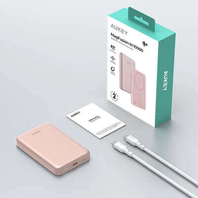 Aukey PB-MS08 Qi2 10000mAh Magnetic Wireless Power Bank Corporate Gifts Singapore