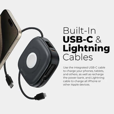 Mazer MagLink18i 10,000mAh Magnetic Wireless + Apple Watch Charging Power Bank Executive Corporate Gifts Singapore