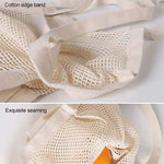 Eco friendly Reusable Washable Natural Organic Cotton Mesh Bag | AbrandZ Corporate Gifts