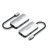 Vention 5-in-1 USB-C Hub with Ethernet, perfect corporate gift with multiple connectivity options and fast transfer rates.