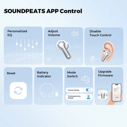 SOUNDPEATS Clear True Wireless Earbuds Executive Corporate Gifts Singapore