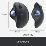 Logitech ERGO M575 Wireless Trackball Mouse