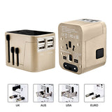 Sleek Travel Adaptor With 4 USB Port | AbrandZ Corporate Gifts