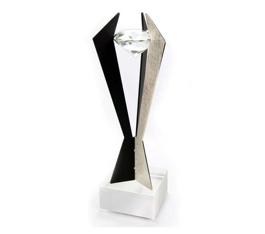 Atlantis Diamond on Square Crystal Base Executive Gifts Singapore