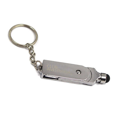 Metal USB Drive with Stylus and Keychain Executive Corporate Gifts Singapore