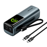 Vention 27000mAh Power Bank 200W with digital display and charging cables, perfect corporate gift.
