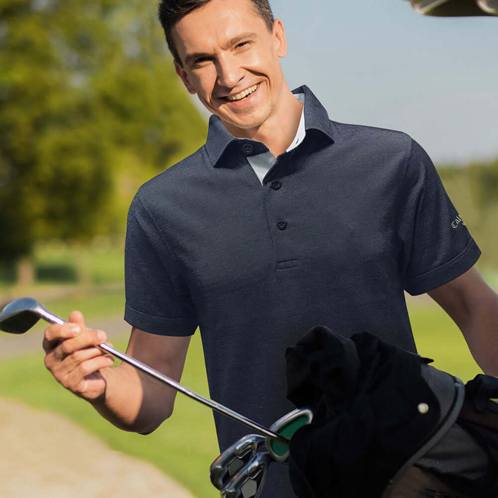 Callaway Oxford Pique Polo Shirt Executive Corporate Gifts Singapore