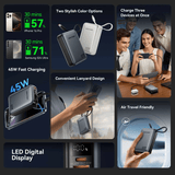 Vention 20000mAh Power Bank 45W showcasing fast charging, stylish design, and portability for corporate gifts.