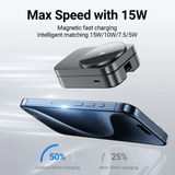 Acefast Desktop 3-in-1 Wireless Charger showcasing magnetic fast charging with 15W power.