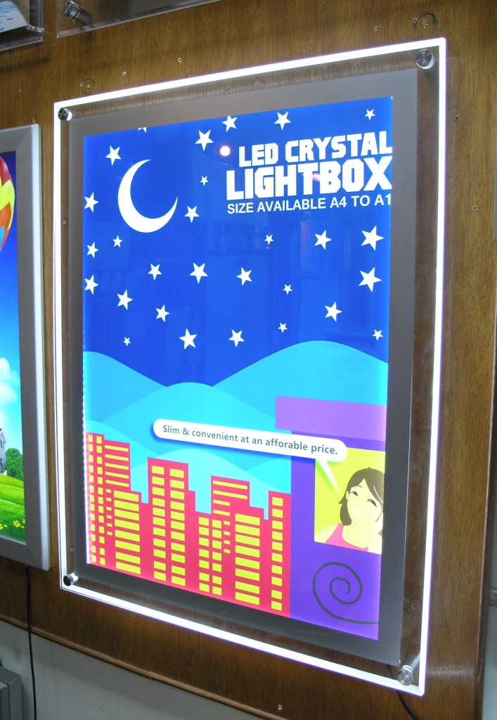LED Crystal Light Box Executive Corporate Gifts Singapore