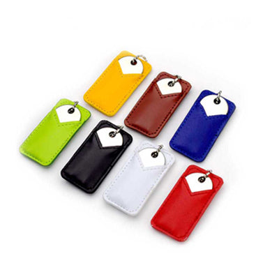 Executive Leather Rounded Key USB Drive Executive Corporate Gifts Singapore